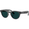 Умные очки Ray-Ban Meta* Headliner Gen 2 Shiny Asteroid Grey, Фотохромные линзы Clear to Emerald Transitions (RW4013), размер M